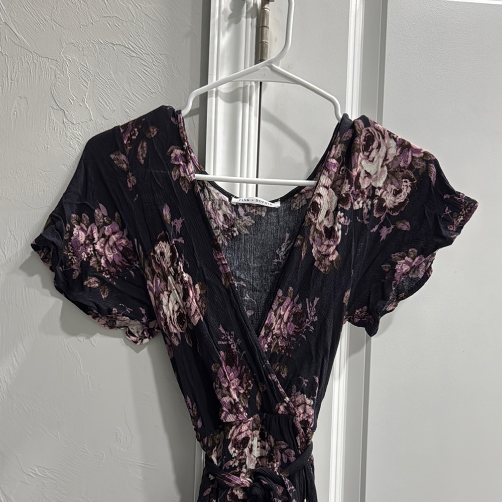 Floral Wrap Dress